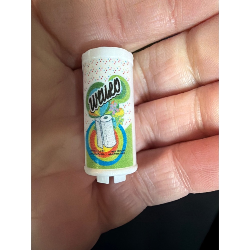 MATTEL PAPER TOWEL ROLL BARBIE MINI FOOD ACCESSORY DOLLHOUSE PLAY PRETEND PANTRY
